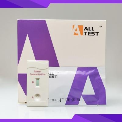 China Alltest OTC Sperm Concentration Rapid Test Cassette for sale