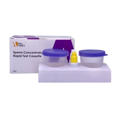 China OTC Home Sperm Concentration Rapid Test Cassette Biochemical Assay for sale