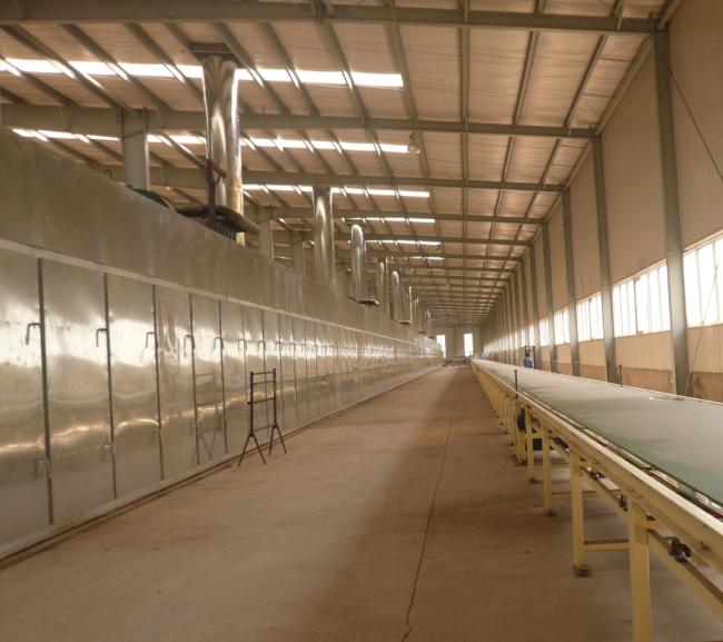 Gypsum board production line