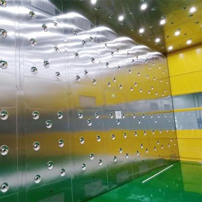 China 3 Sides Auto Blowing 36 Nozzles Air Shower Tunnel PVC Rolling Door for sale