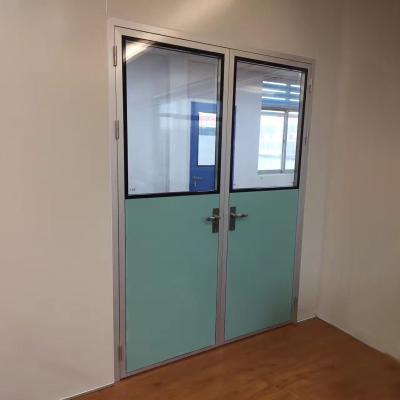 China Aluminum Frame Pharmaceutical HPL Cleanroom Door CE Standard for sale