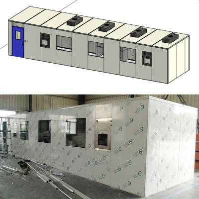China Proyecto de llavero modular portátil de los cuartos limpios del filiter H14 ISO en venta
