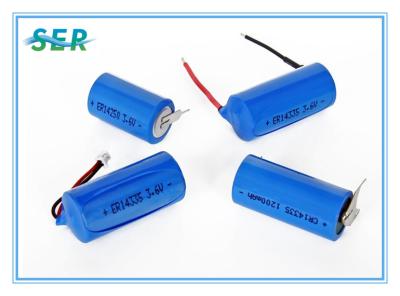中国 等OBU李SOCL2電池ER14335 2/3AA 3.6の電圧1700mAh保存性10年の 販売のため