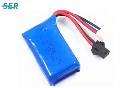 China Rechargeable Longest Lasting Drone Battery Pack 800mAh 7.4v 25C 602540 Li - PO for sale