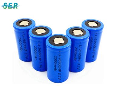 China ICR26500 3,7 taxa alta 10C da descarga de Ion Battery 26500 do lítio do volt 2000mAh à venda