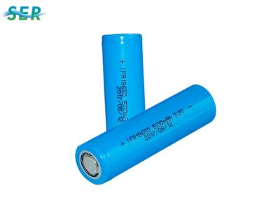 China células de bateria do fosfato do ferro do lítio de 3.2V 1500mAh, bateria de carro IFR do fosfato do ferro do lítio 18650 à venda