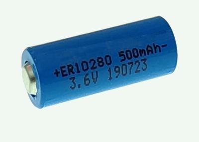 Chine Chlorure de thionyle de lithium de fil de la batterie 500mAh d'ER10280 Li SOCL2 pour la radio militaire à vendre