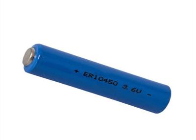 China Cyclindrical ER10450 3,6 batería del AAA Li SOCl2 de voltio para el sensor del humo No.7 en venta