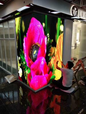 China Full Color P2.5 Rectangular LED Sphere Display Right Angle Video Playing 2.88m*2.88m for sale