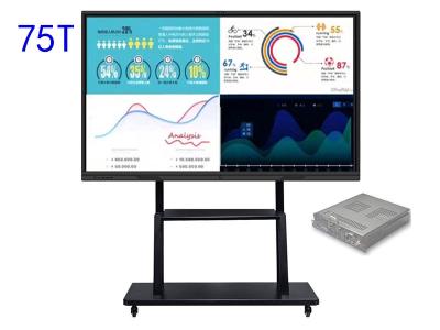 China Smart 75 Inch AIO WiFi RF Touch Screen Whiteboard for sale