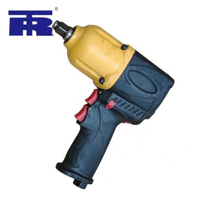 China Twin Hammer 1320NM 1/2 Inch Square Drive Impact Wrench Small Air Impact Gun for sale