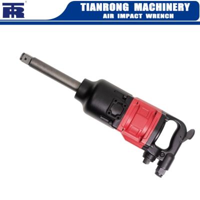 China 3000 N.M Torque 1 Inch Air Impact Wrench Customized Available 6 Or 8 Inch Anvil Length for sale