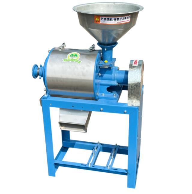 Flour Mill Machine in operation with grain processing