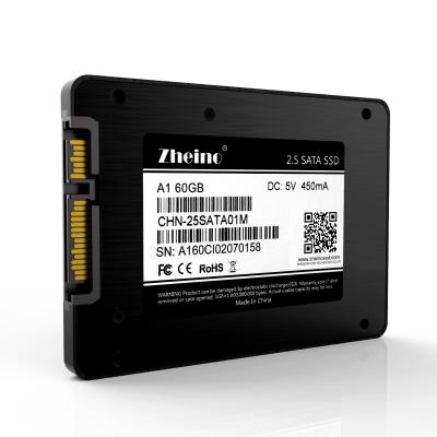 China SSD de 60GB 6Gbps A1 2,5 SATA HDD, 2.o SSD de MLC Zheino 2,5 Serial ATA en venta