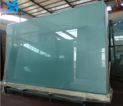China Flat / Curved Laminated Safety Glass, Clear White Double Glazing Toughened Glass for sale