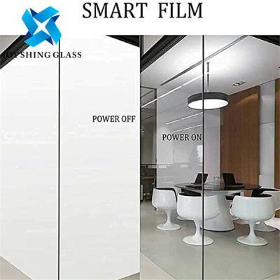 China Super Thin Switchable Smart Glass Intelligent Privacy Glass Window for sale