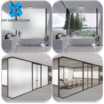 China Self Adhesive PDLC Film Smart Glass , Electric Switchable Glass for sale