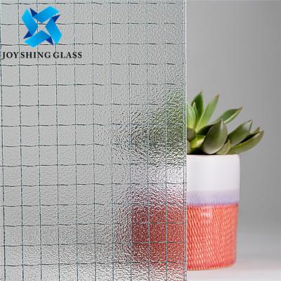 China Flat Laminated Clear Glass , Wire Reinforced Safety Glass for Window for sale