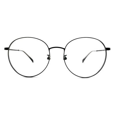 China FM2597 Durable Lightweight Metal Spectacles Frames Unisex Optical Round Eyewear for sale