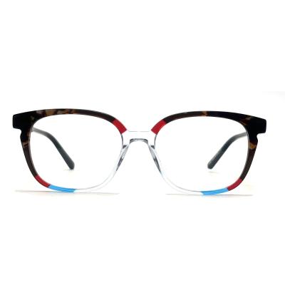 China AD204 Acetate Optical Frame Customized for Optimal Performance and Square Shape en venta