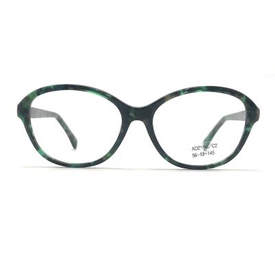 China AD210M Women's Acetate Optical Frame crafted with Acetate Sheet Material for sale