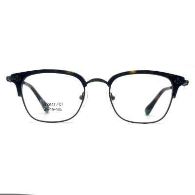 China BD014T Óculos redondos de leitura óptica estilo vintage Anti luz azul para mulher à venda