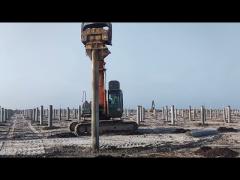 32Mpa Solar Pile Driving Vibro Hammer For Construction Projects