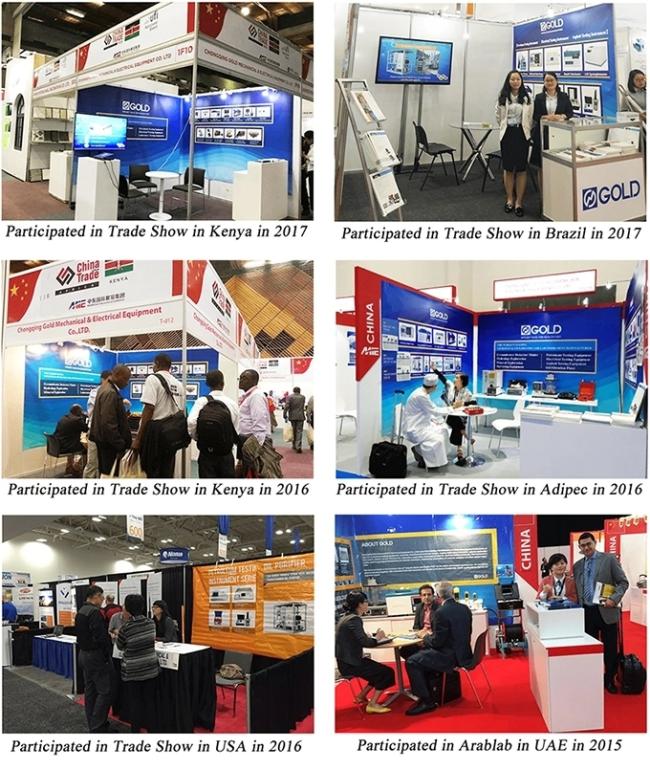 GOLD Exhibition showcase of IEC 60811 test chamber