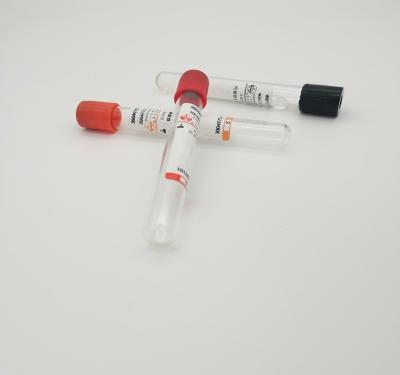 China Plain Without Additives Disposable Vacuum Blood Collection Tub CE ISO for sale