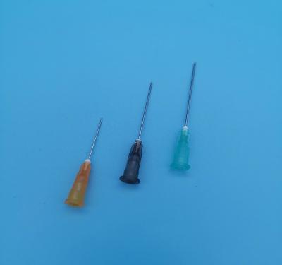 China Olive Green Disposable Syringe Needles Inclined Injection Needle Out Diameter 3.4mm 10G for sale