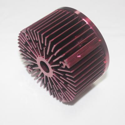 China Anodizing Red Al1070 Cold Forged Heat Sink For Led Light ISO9001 for sale