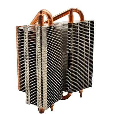 China Anti Corrosion Copper Heat Pipe Radiator Heatsink ISO9001 Durable for sale