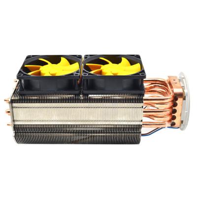 China Anti Corrosion Waterproof Heat Sink With Fan , ISO9001 Flexible Heat Pipe Cpu Cooler for sale