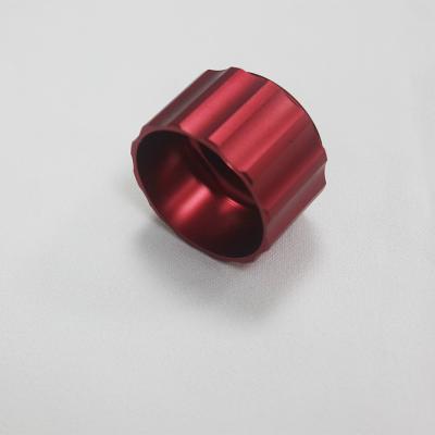 China Anodizing Red ISO9001 Aluminum CNC Machining Parts For Nut Handle for sale