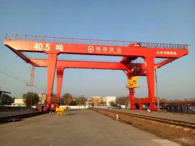 China ISO9001 Intelligent Double Girder Gantry Crane 20m/Min 12 Months Warranty for sale