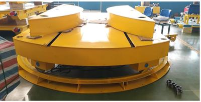 China CE/ISO/SGS Certified Electric Turntable Transfer Cart For Factories Warehouses for sale