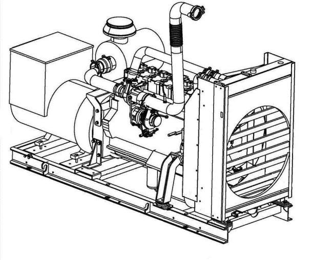 Sy250GF Yuchai Diesel Generating Set in Jinan