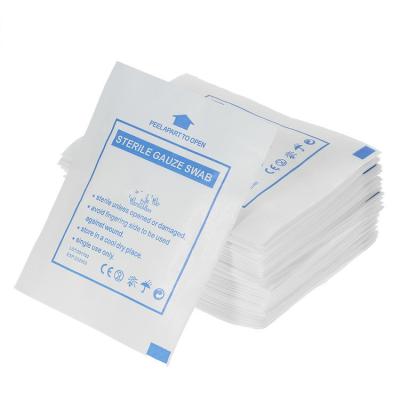 China 100% Cotton Absorbent Sterile Disposable Use Medical Gauze Swab for sale