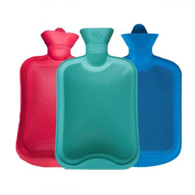 China 1000ml 1500ml 2000ml Hospital Pharmacy Pain Relieve Rubber Hot Water Bag for sale