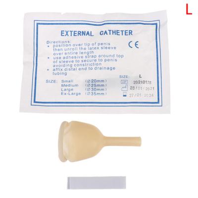 China Catéter externo masculino del látex disponible médico de las fuentes de la colección de la orina en venta