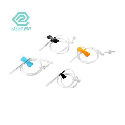 China Luer Slip Luer Lock Butterfly Scalp Vein Needle 25G For Hospital Vein Infusion for sale