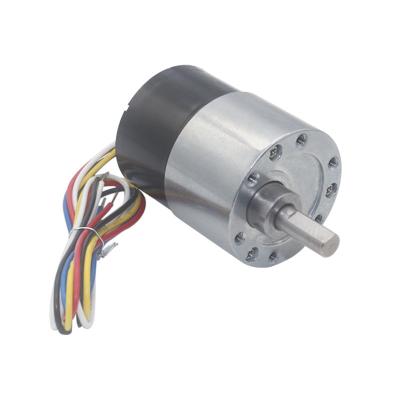 China DC 12V 24V Brushless Geared Motor Low Speed 5-600RPM With Overcurrent Protection for sale