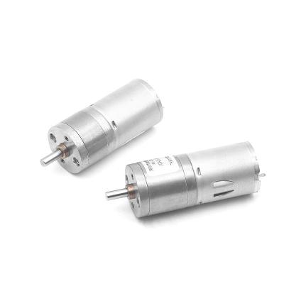 Chine moteur de réducteur de C.C de 6V 12V 24V 6000rpm 370 avec le réducteur de boîte de vitesse de Dia25mm à vendre