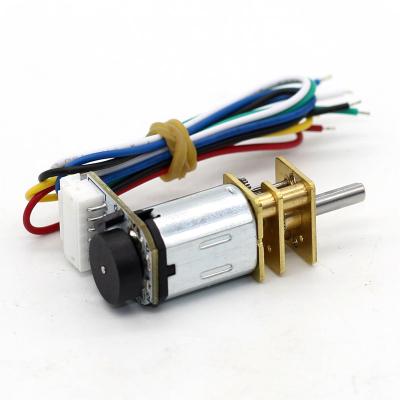 Κίνα JGA12-N20 Μίνι Κινητήρας Μειωτήρα DC με Encoder Υψηλής Ροπής 12V N20 DC Motor προς πώληση