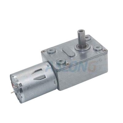 China 6 - 150rpm High Torque Right Angle Worm Gear DC Motor for sale
