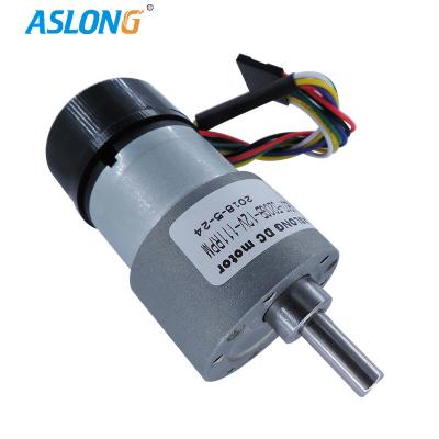 Chine Moteur électrique Hall Encoder 1600RPM de vitesse de C.C d'Aslong Jgb37 520gb à vendre