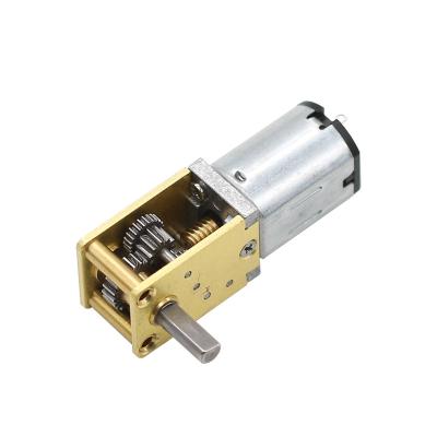 China JGY-N20 Micro DC Gear Motors 12v Self Lock Low Noise Metal Worm Gearbox Motor for sale