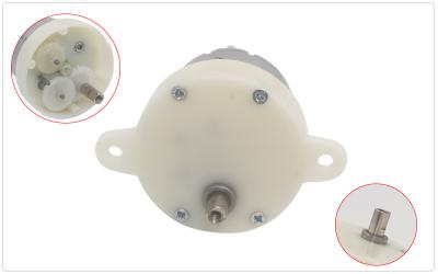 Chine 12v axe excentrique à un aimant permanent en plastique balayé du moteur 10RPM à vendre