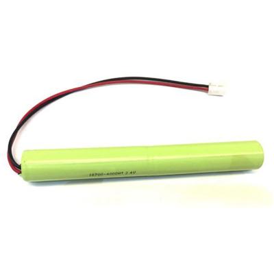 China Light Weight 18700 Emergency Lighting Battery Pack Rechargeable Nimh for sale