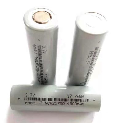 China Cylindrical 21700 Lithium Ion Battery Cells Rechargeable 3.7V 5000Mah for sale